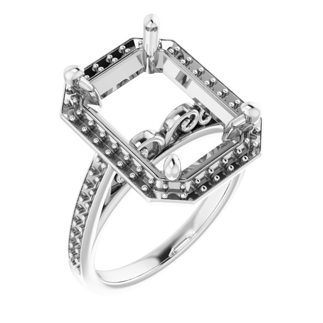 Halo-Style Engagement Ring