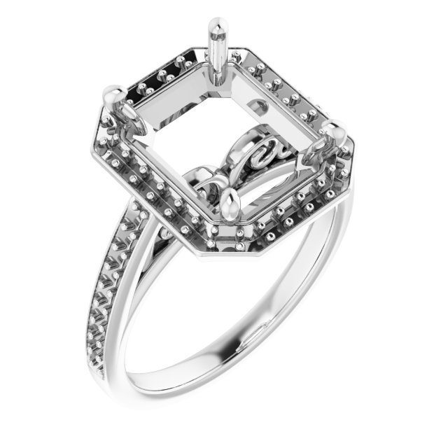Halo-Style Engagement Ring