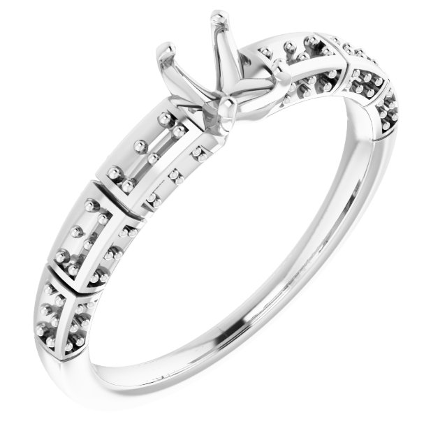 Accented Engagement Ring