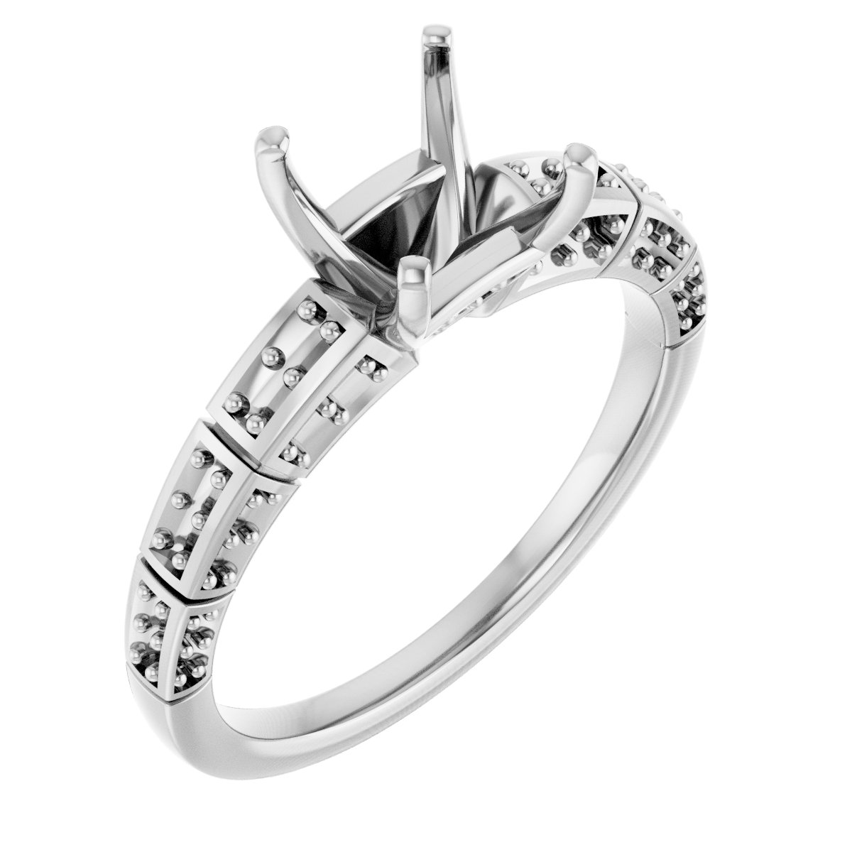 Accented Engagement Ring