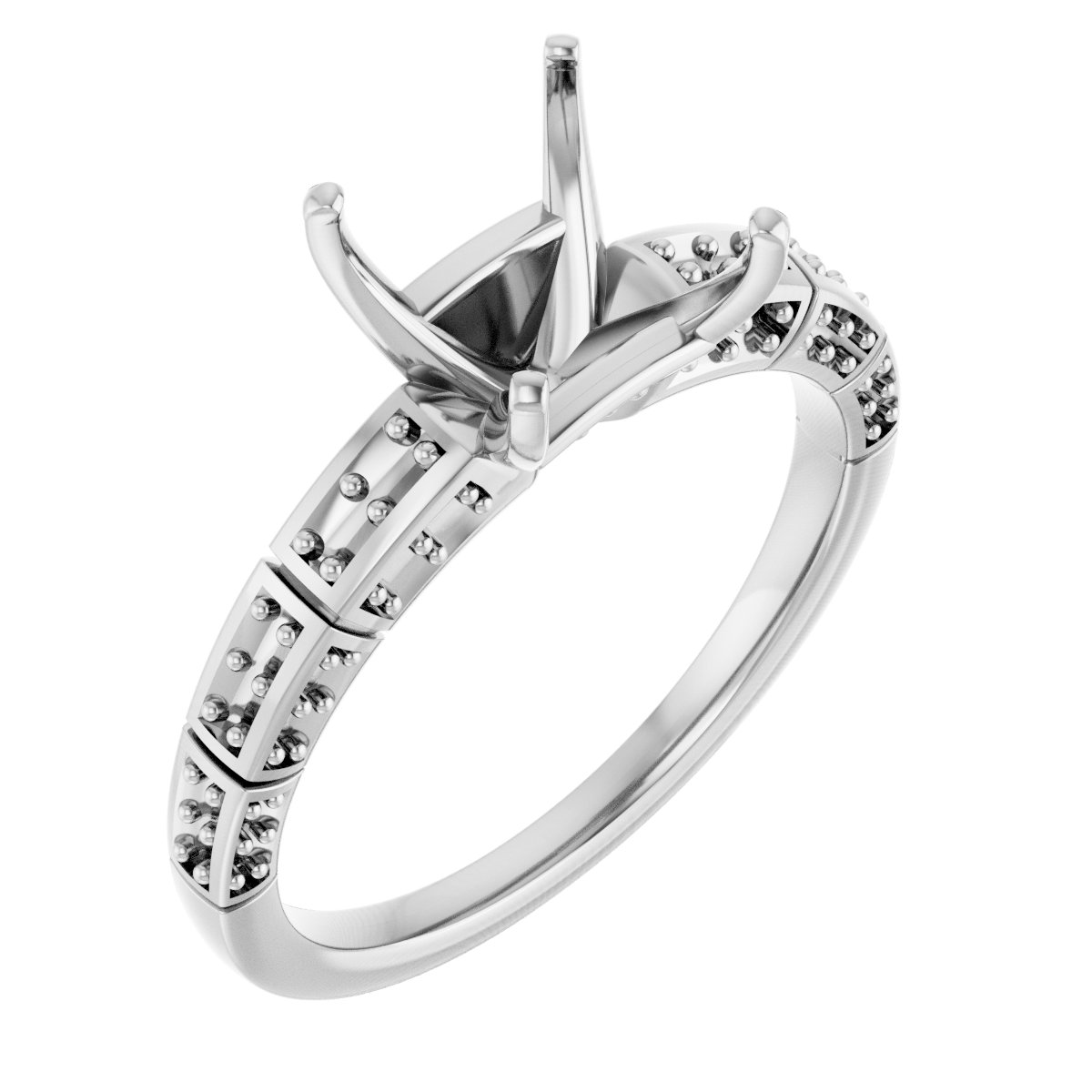 Accented Engagement Ring