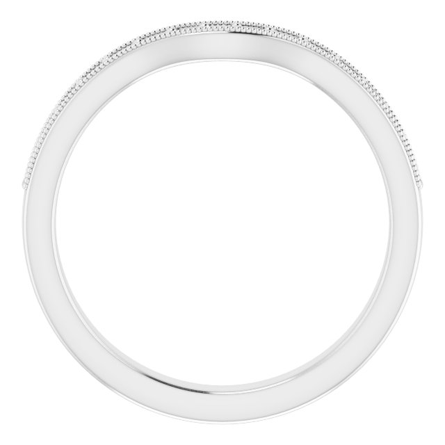 Band Mounting for 5 mm Square Ring view 2