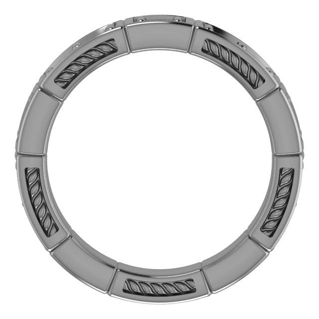 2.5 mm Round Eternity Band Mounting Size 10 view 2