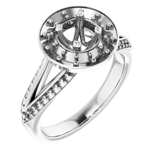 Halo-Style Engagement Ring