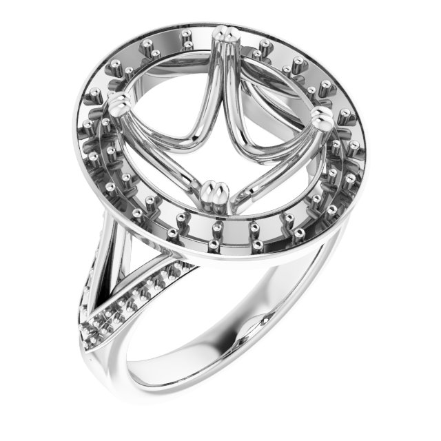 Halo-Style Engagement Ring