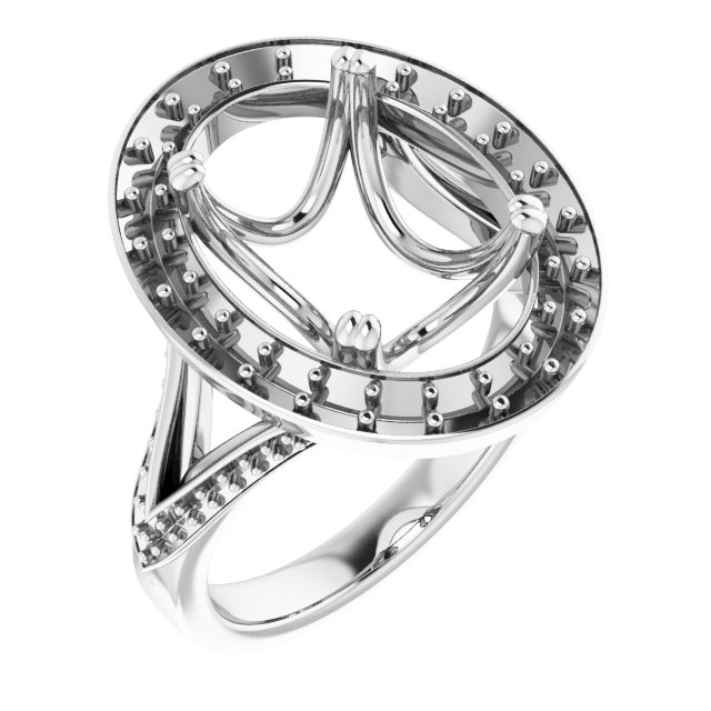 Halo-Style Engagement Ring