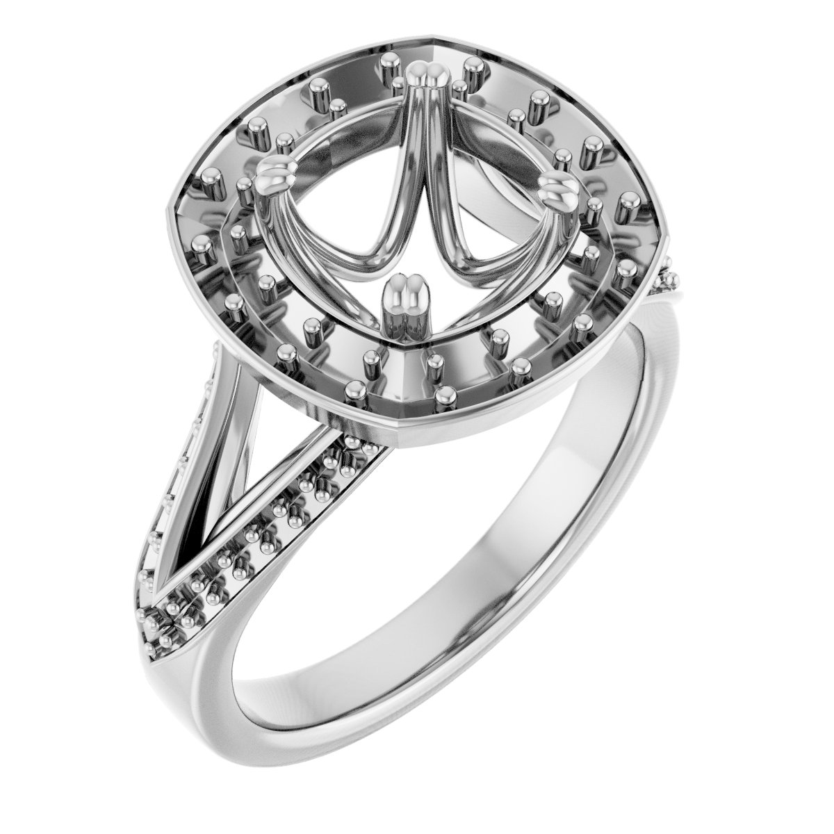 Halo-Style Engagement Ring
