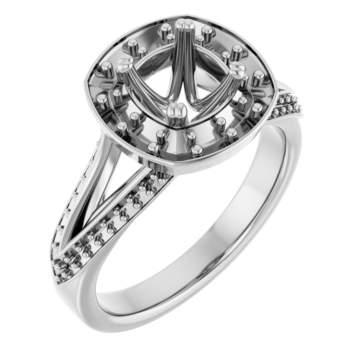 Halo-Style Engagement Ring