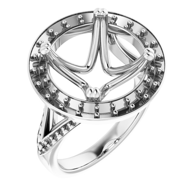 Halo-Style Engagement Ring