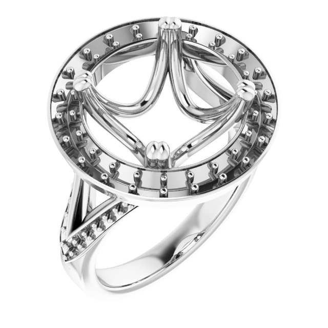 Halo-Style Engagement Ring