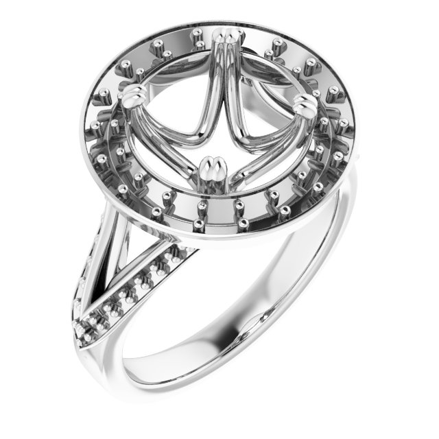 Halo-Style Engagement Ring