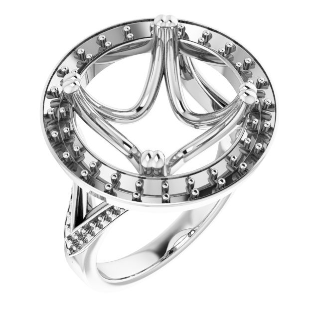 Halo-Style Engagement Ring