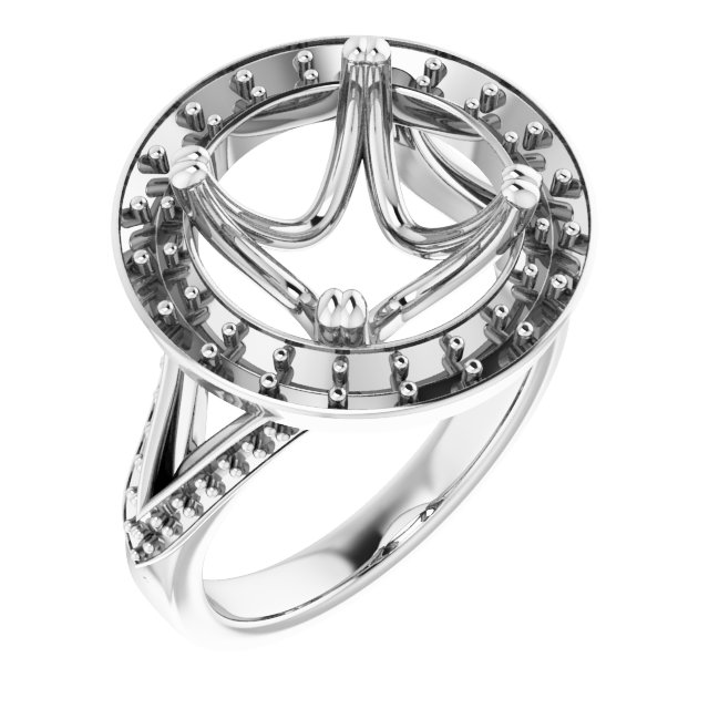 Halo-Style Engagement Ring