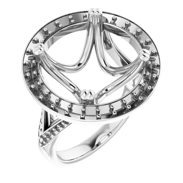 Halo-Style Engagement Ring
