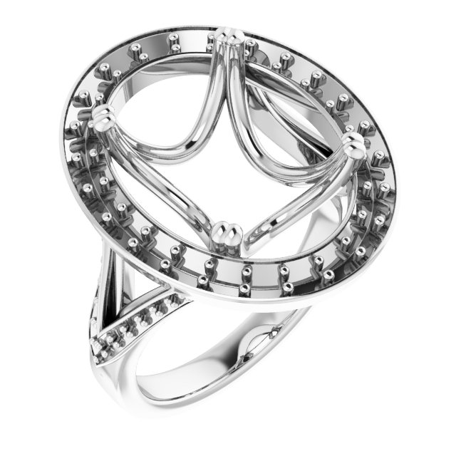 Halo-Style Engagement Ring
