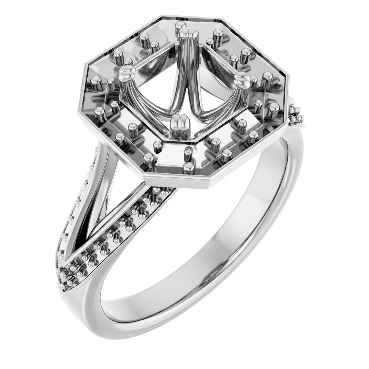Halo-Style Engagement Ring