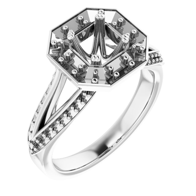 Halo-Style Engagement Ring