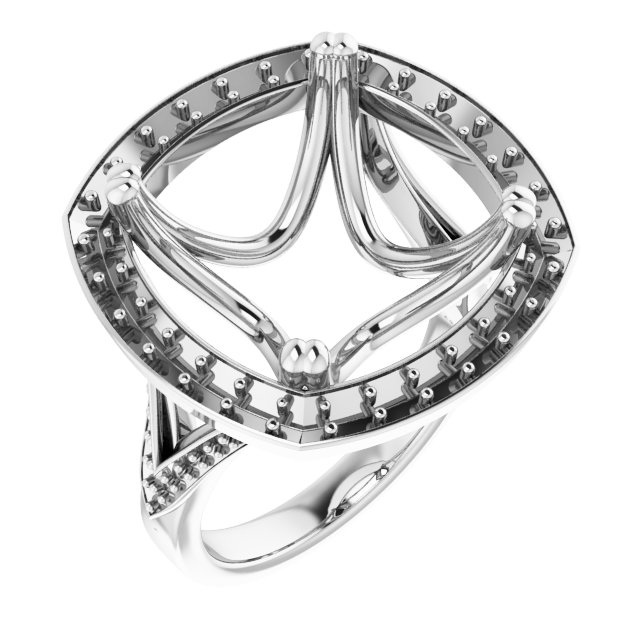 Halo-Style Engagement Ring