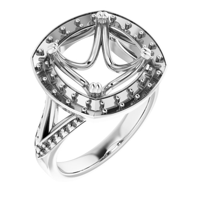 Halo-Style Engagement Ring
