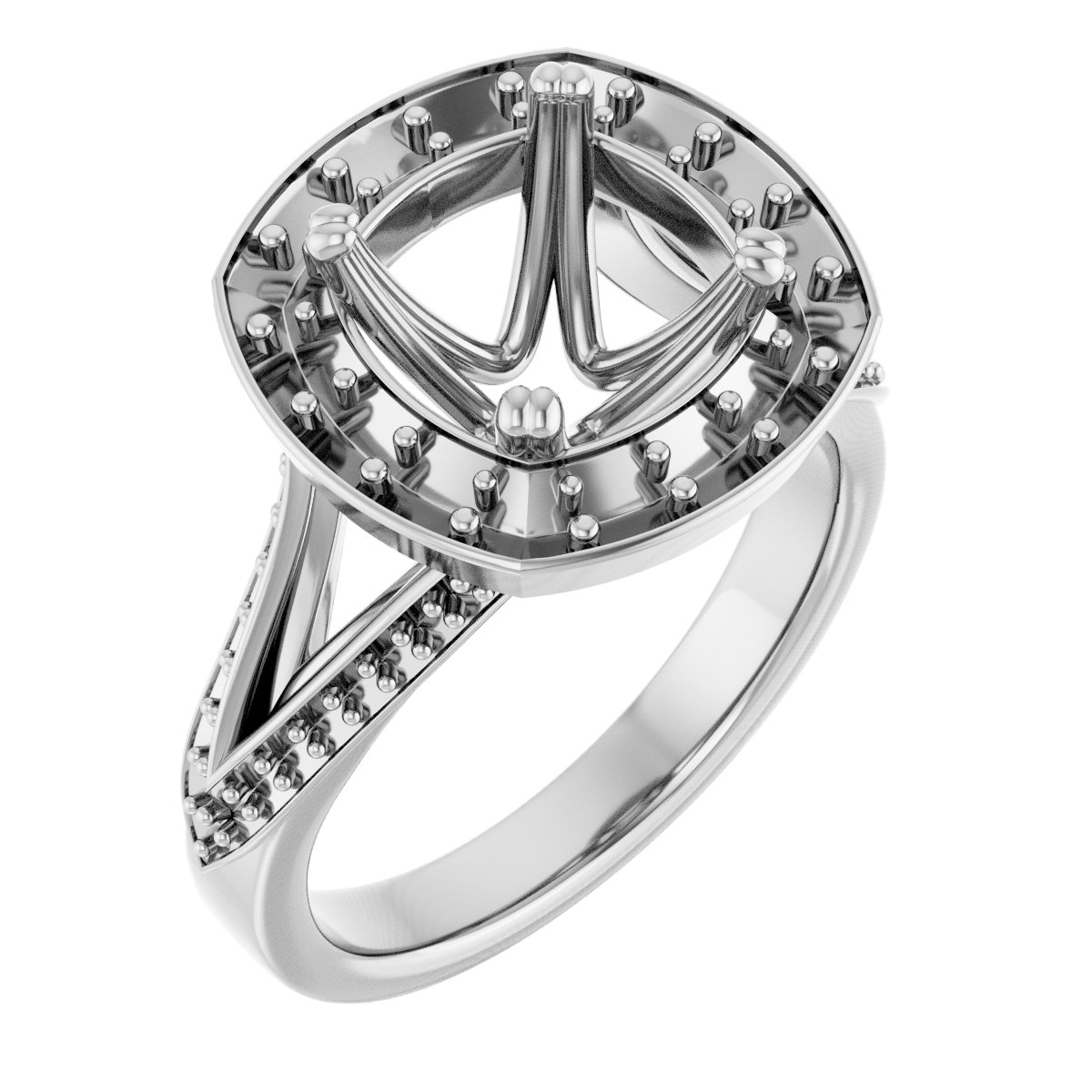 Halo-Style Engagement Ring