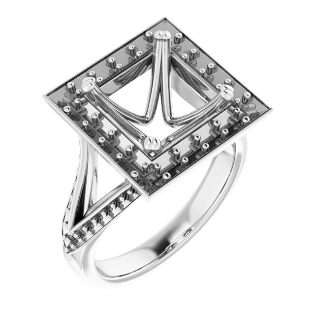 Halo-Style Engagement Ring