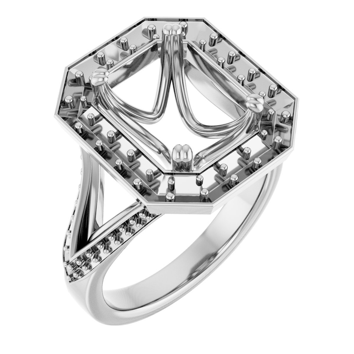 Halo-Style Engagement Ring