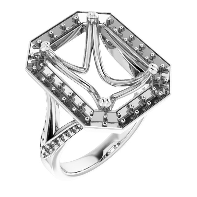 Halo-Style Engagement Ring