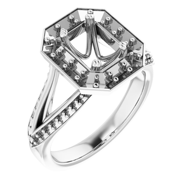 Halo-Style Engagement Ring