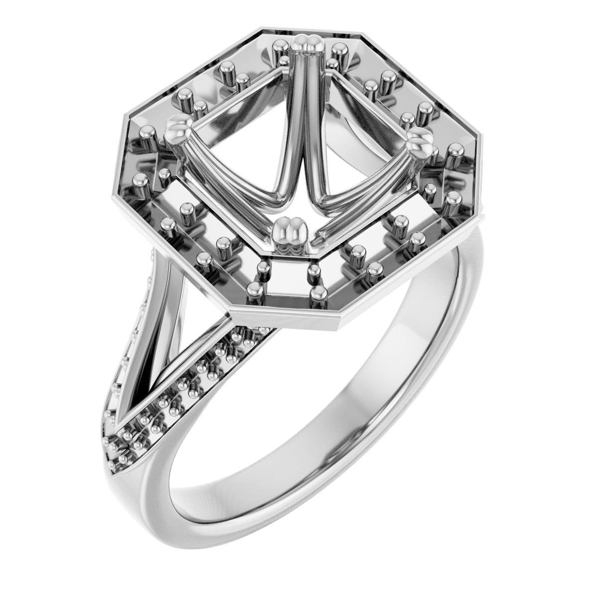 Halo-Style Engagement Ring
