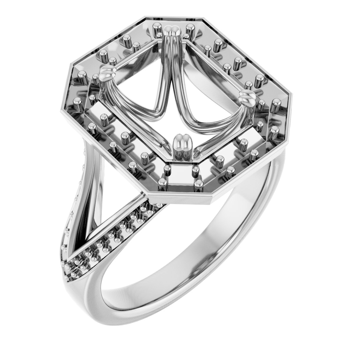 Halo-Style Engagement Ring