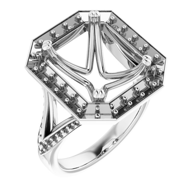 Halo-Style Engagement Ring