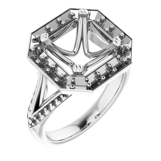 Halo-Style Engagement Ring