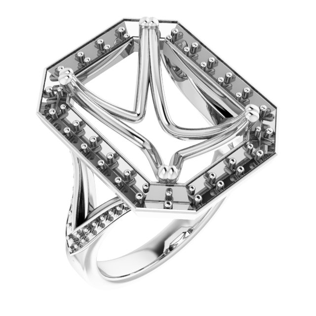 Halo-Style Engagement Ring