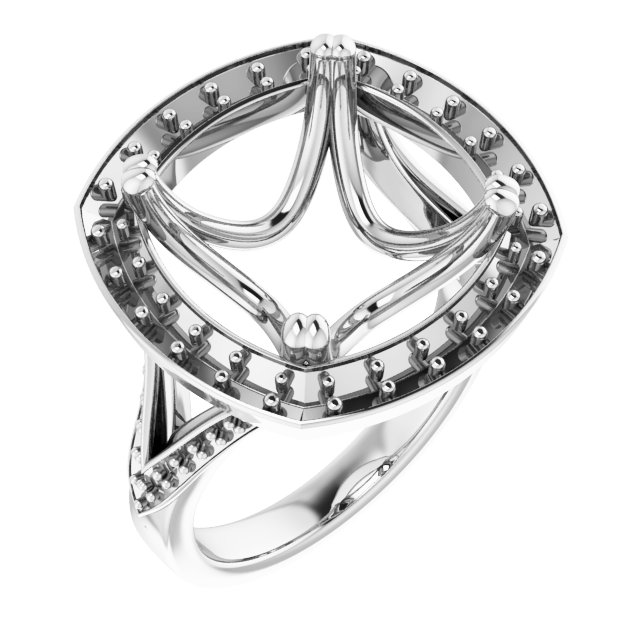 Halo-Style Engagement Ring