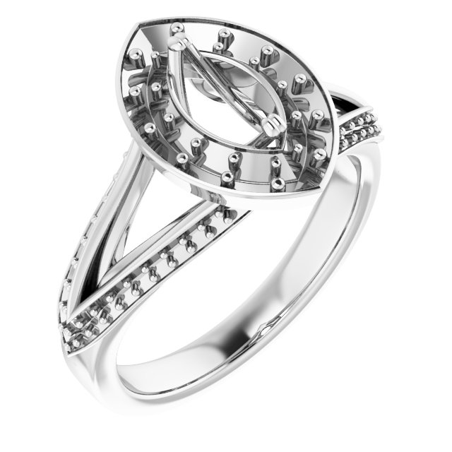 Halo-Style Engagement Ring