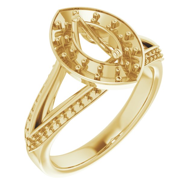 14k Yellow Gold
