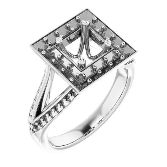 Halo-Style Engagement Ring