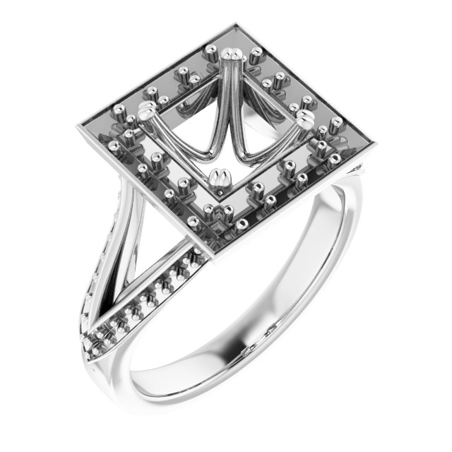 Halo-Style Engagement Ring