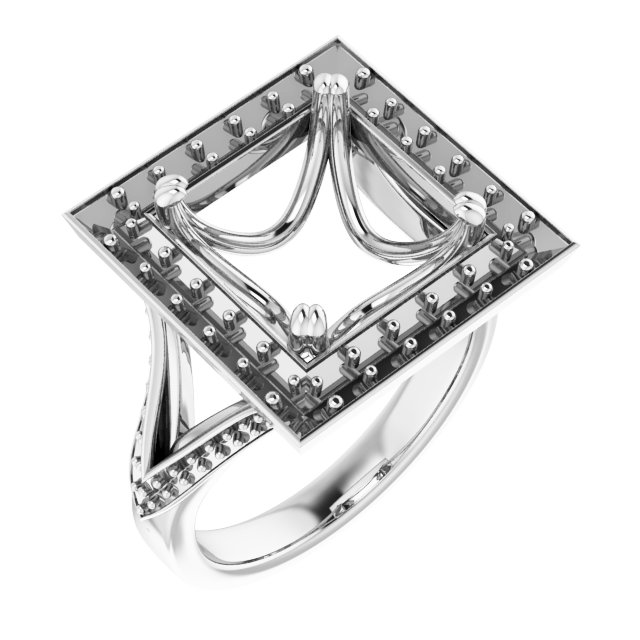 Halo-Style Engagement Ring
