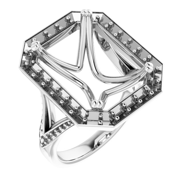 Halo-Style Engagement Ring