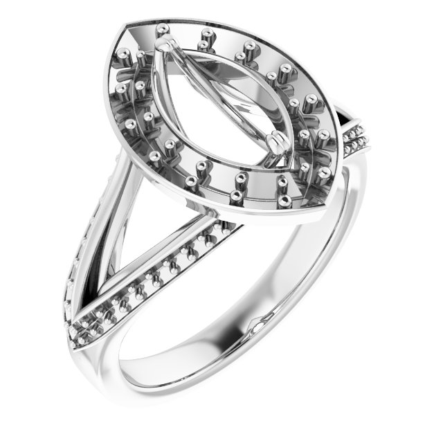 Halo-Style Engagement Ring