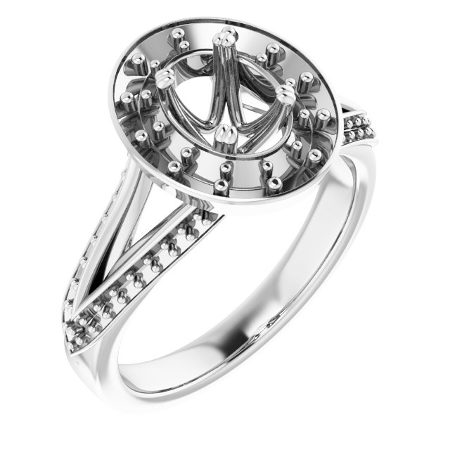 Halo-Style Engagement Ring