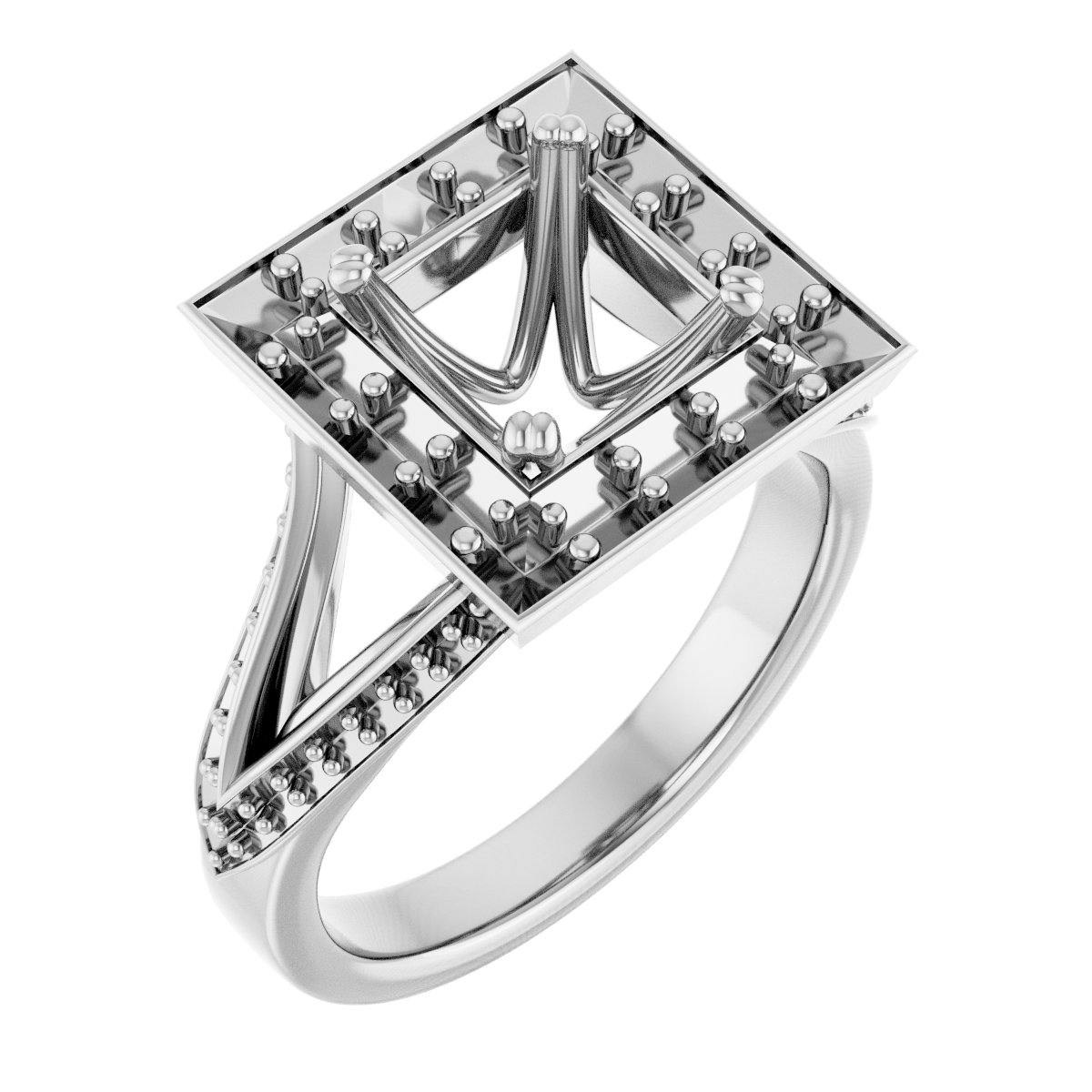 Halo-Style Engagement Ring