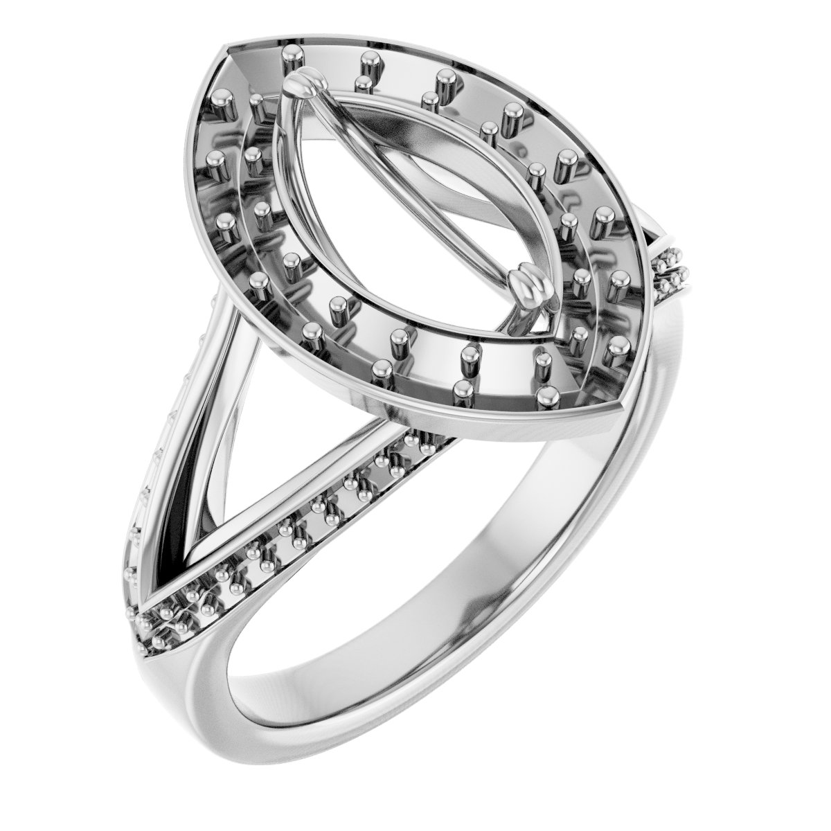 Halo-Style Engagement Ring