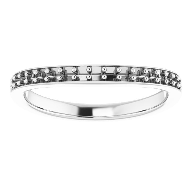 Matching Band Mounting for 6.5 mm Square Ring view 3