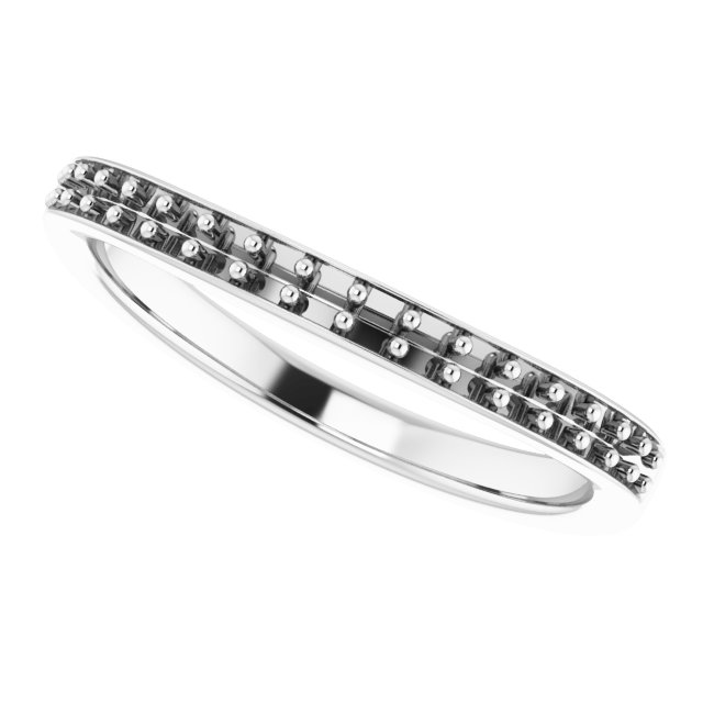 Matching Band Mounting for 6.5 mm Square Ring view 5
