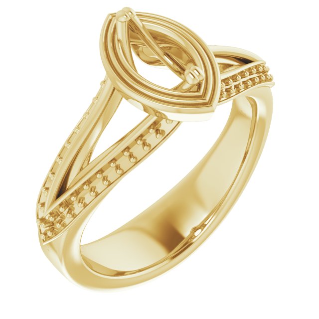 14k Yellow Gold