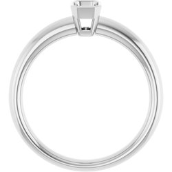 Bezel-Set Solitaire Engagement Ring