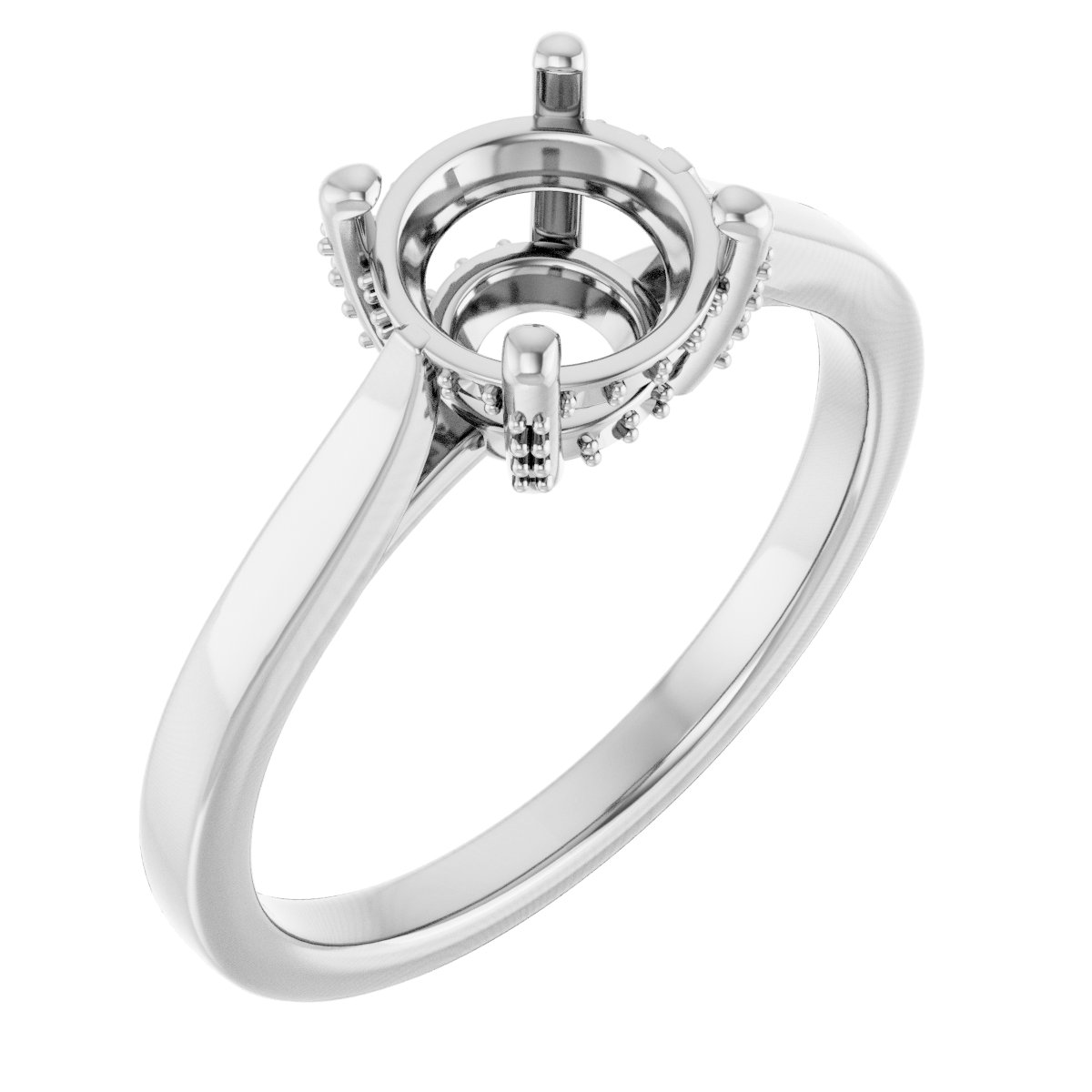 Accented Engagement Ring