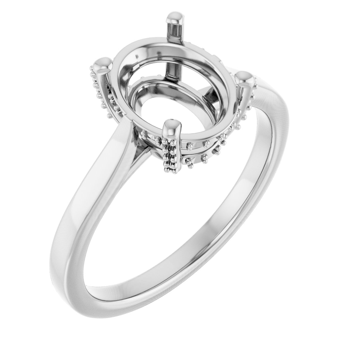 Accented Engagement Ring